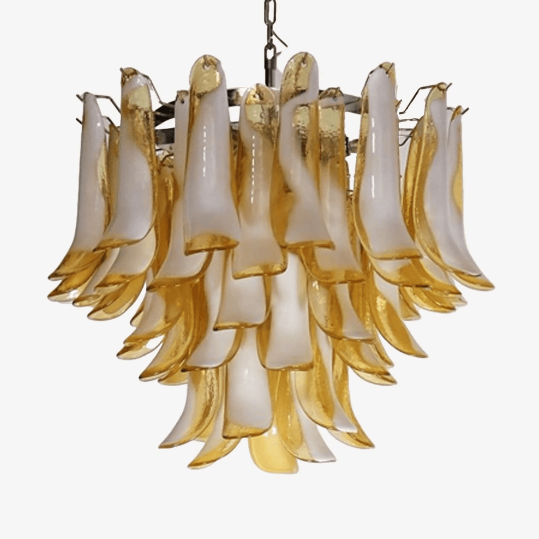 Aurora Lustre Murano Verre Étagé Italien - Neutralighting