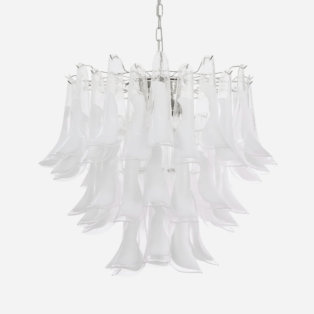 Aurora Lustre Murano Verre Étagé Italien - Neutralighting