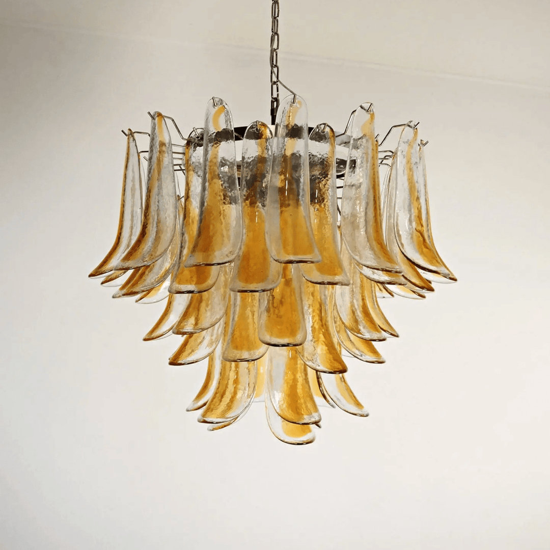 Aurora Lustre Murano Verre Étagé Italien - Neutralighting