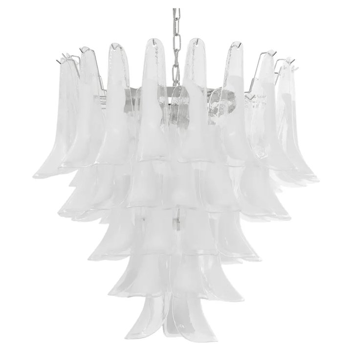Aurora Lustre Murano Verre Étagé Italien - Neutralighting