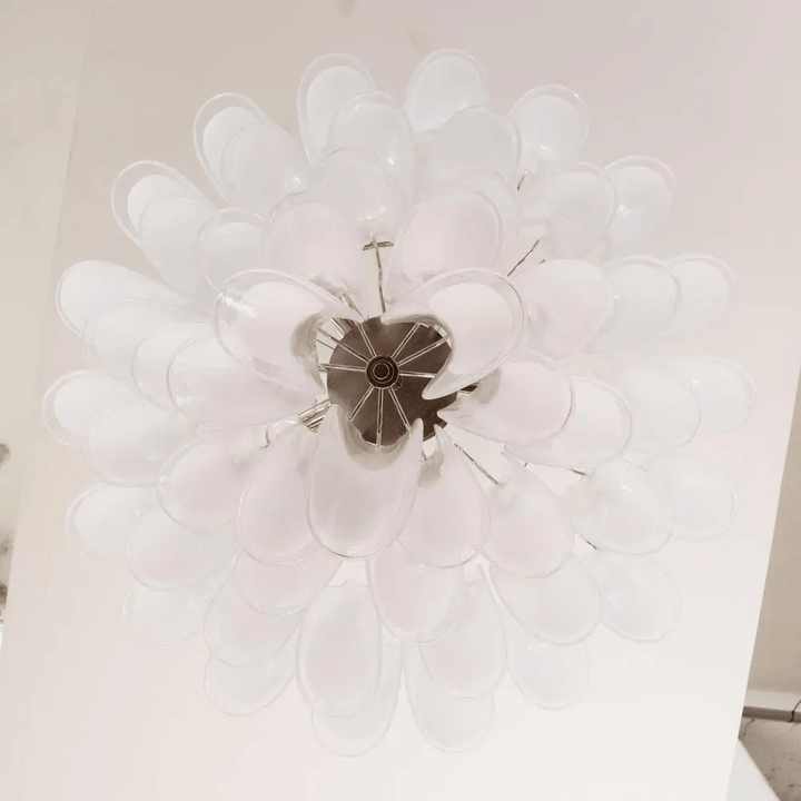 Aurora Lustre Murano Verre Étagé Italien - Neutralighting