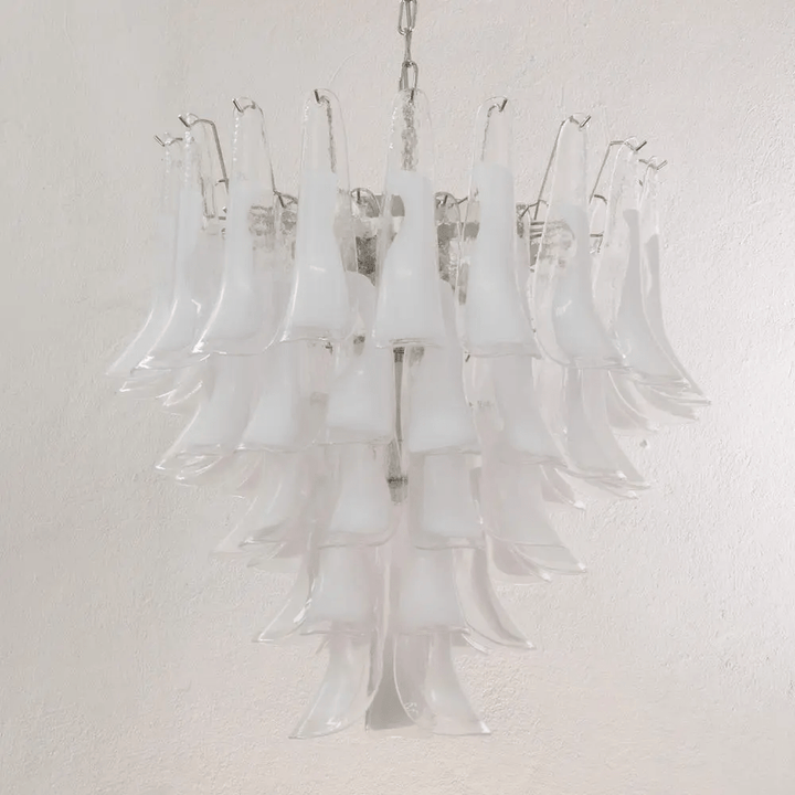 Aurora Lustre Murano Verre Étagé Italien - Neutralighting