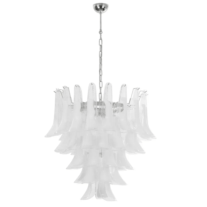 Aurora Lustre Murano Verre Étagé Italien - Neutralighting