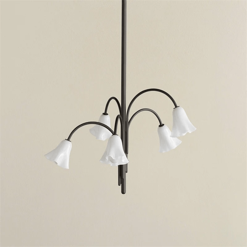 Aurora Lustre Floraison Pétale Verre Bras - Neutralighting