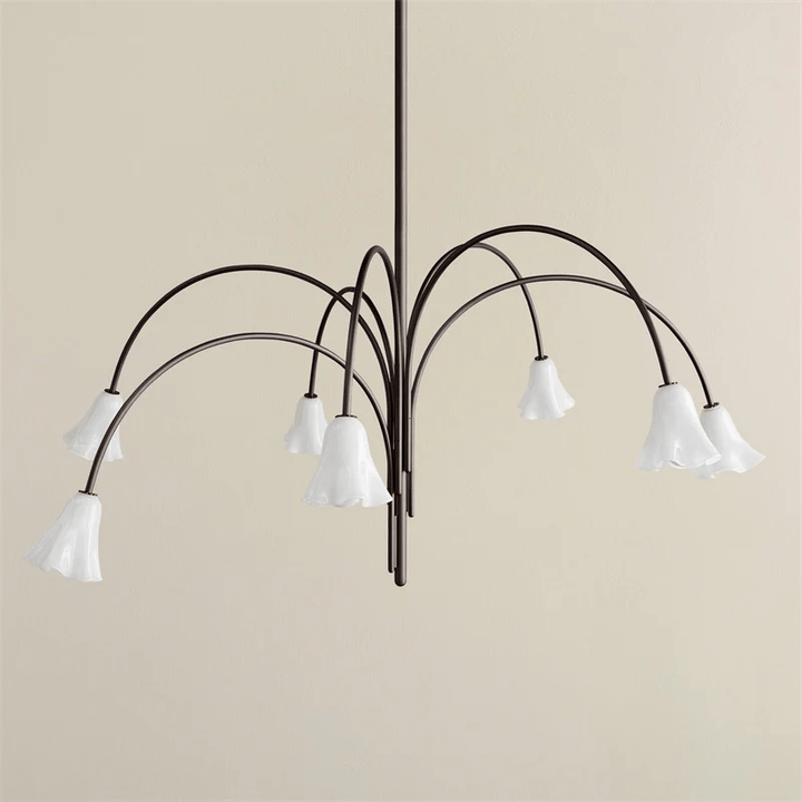 Aurora Lustre Floraison Pétale Verre Bras - Neutralighting