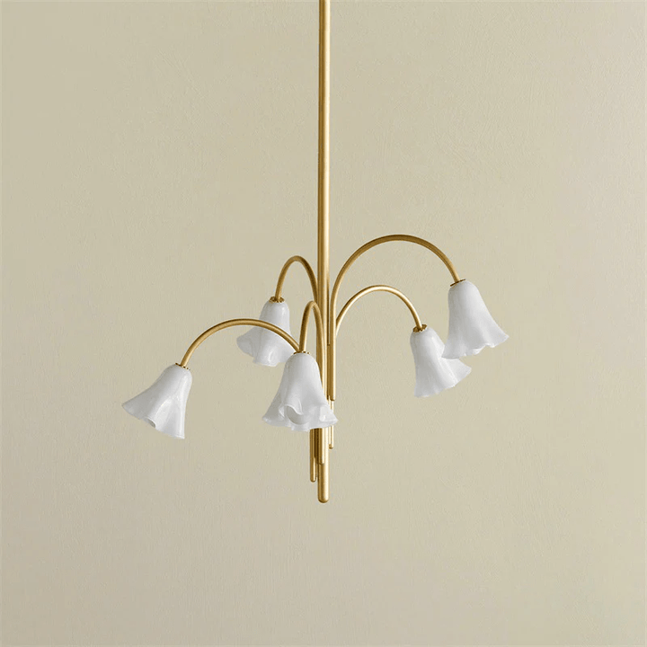 Aurora Lustre Floraison Pétale Verre Bras - Neutralighting