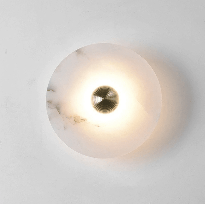 Selene Plafonnier Minimaliste en Albâtre - Neutralighting