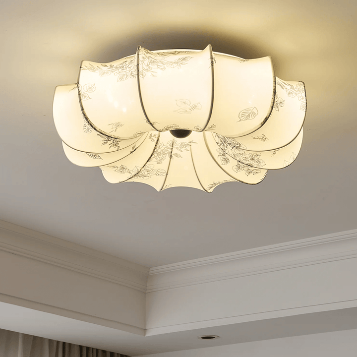 Vivaria Plafonnier en Tissu Art Nordique Premium - Neutralighting