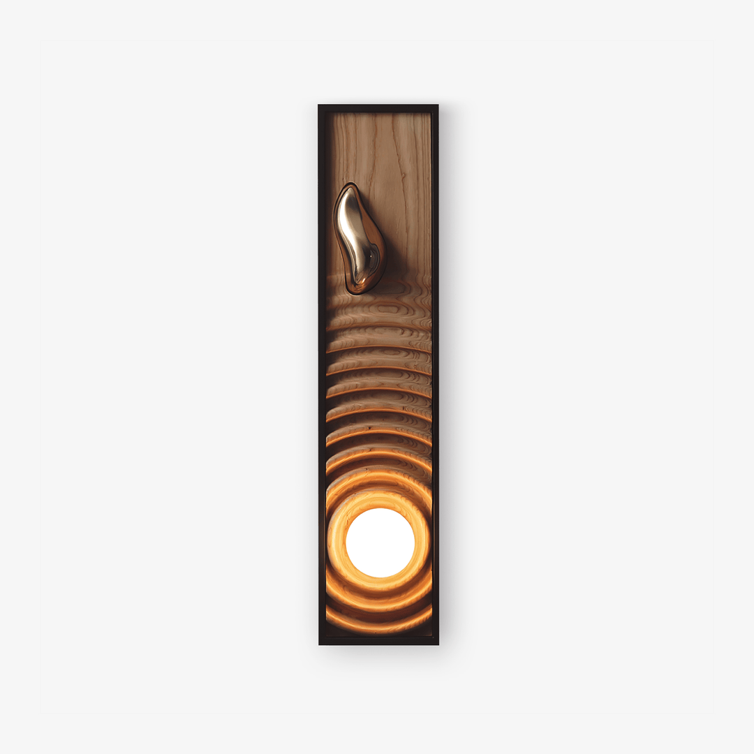 Caleb Applique Murale en Bois Vintage - Neutralighting
