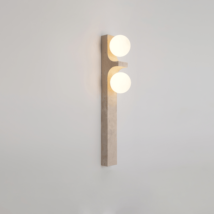 Umiren Applique Murale Minimaliste en Travertin - Neutralighting