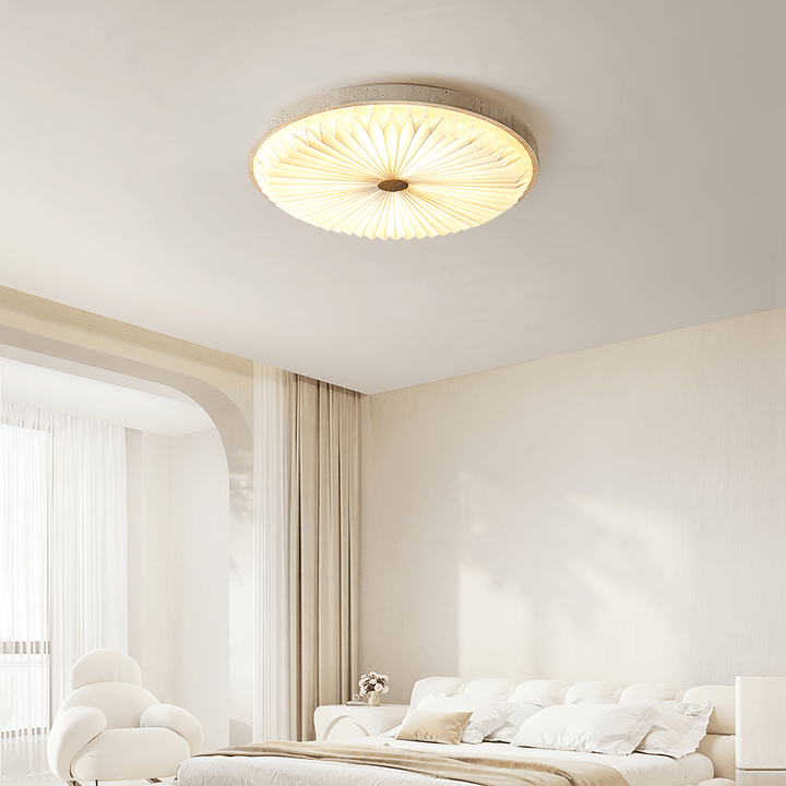Ciloraris Lumière de Plafond Texturée en Travertin - Neutralighting