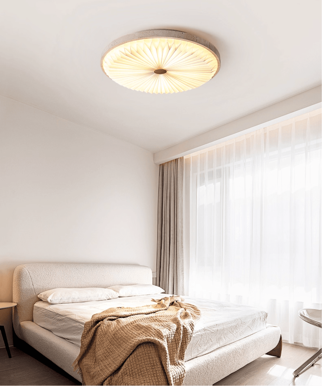 Ciloraris Lumière de Plafond Texturée en Travertin - Neutralighting