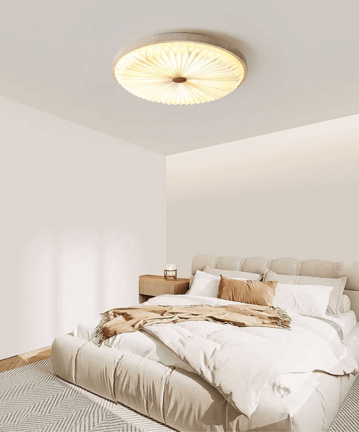 Ciloraris Lumière de Plafond Texturée en Travertin - Neutralighting