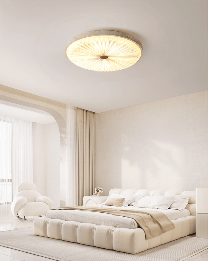 Ciloraris Lumière de Plafond Texturée en Travertin - Neutralighting