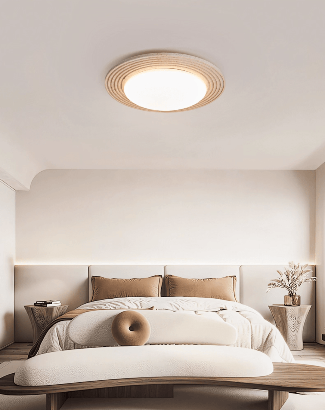 Orinir Lumière de Plafond Minimaliste en Travertin - Neutralighting