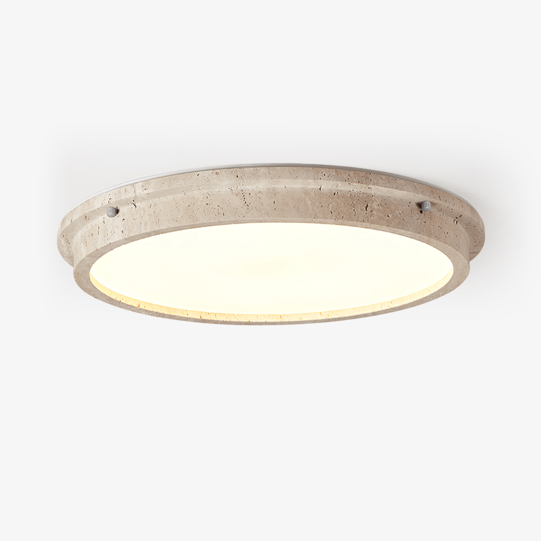 AltheionLumière de Plafond Élégante en Travertin - Neutralighting