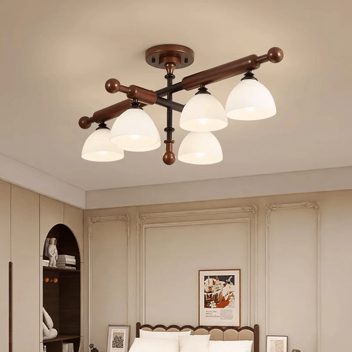 Rusticana Poutre Bois Plafonnier Lumière - Neutralighting