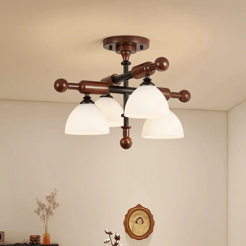 Rusticana Poutre Bois Plafonnier Lumière - Neutralighting
