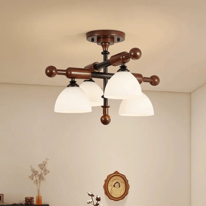 Rusticana Poutre Bois Plafonnier Lumière - Neutralighting