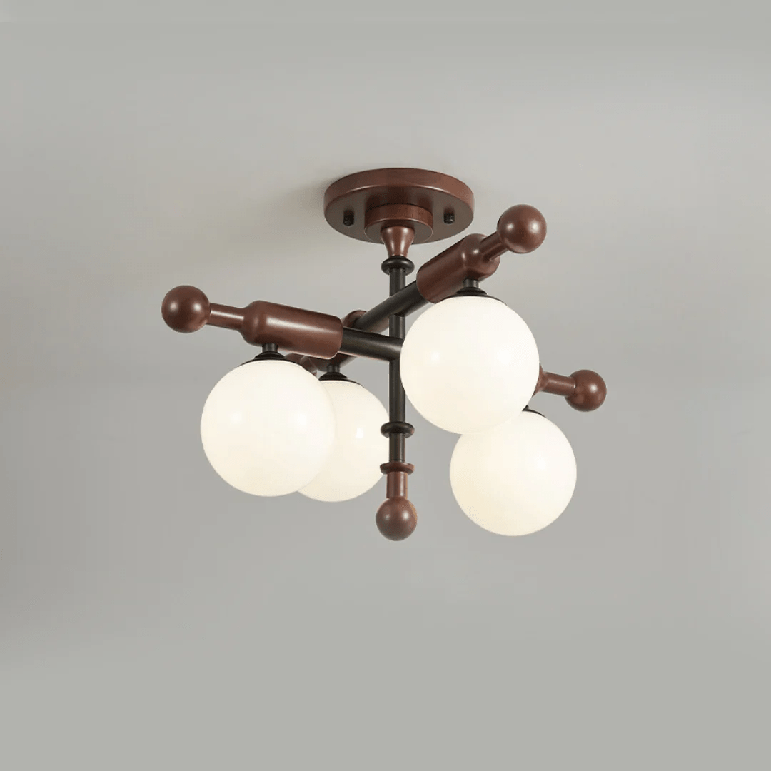Rusticana Poutre Bois Plafonnier Lumière - Neutralighting