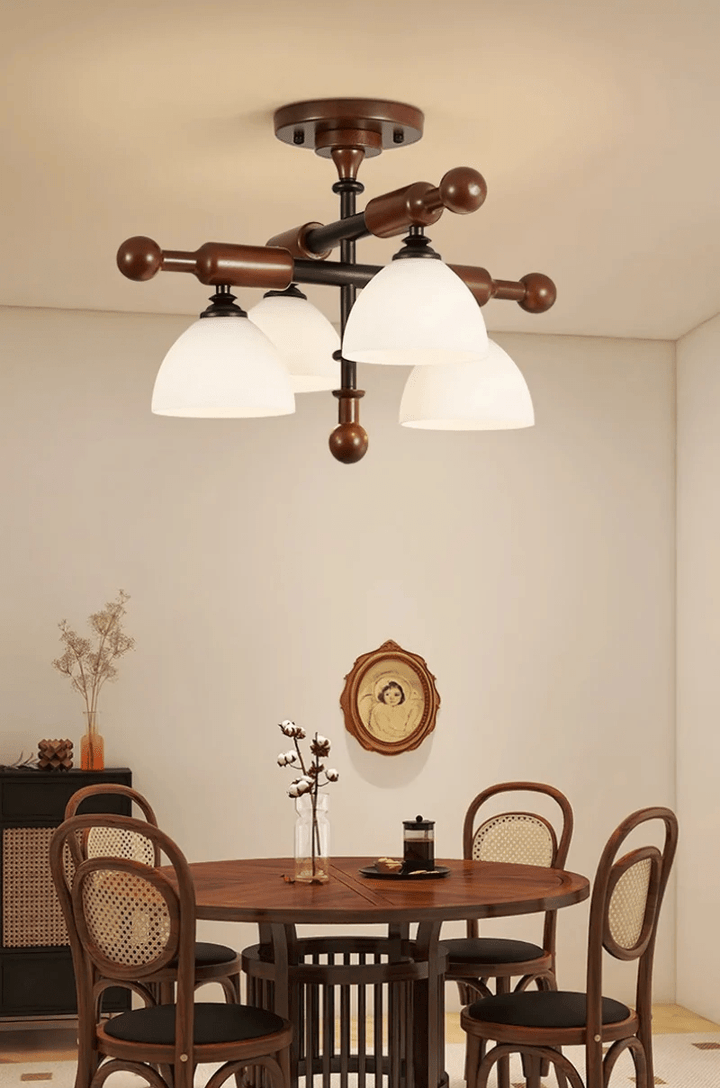 Rusticana Poutre Bois Plafonnier Lumière - Neutralighting