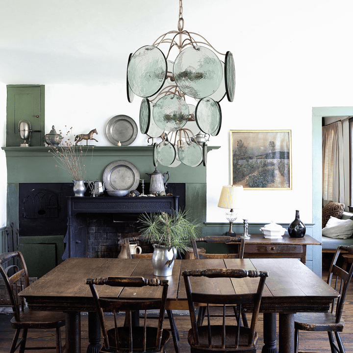 Aurora Chandelier en Verre Disc Moderne - Neutralighting