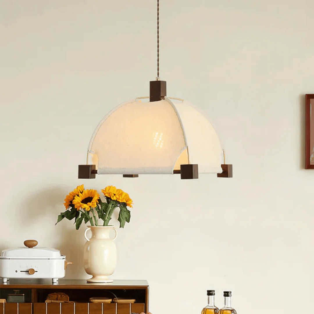 Phoebe Vintage Bois Suspension - Neutralighting