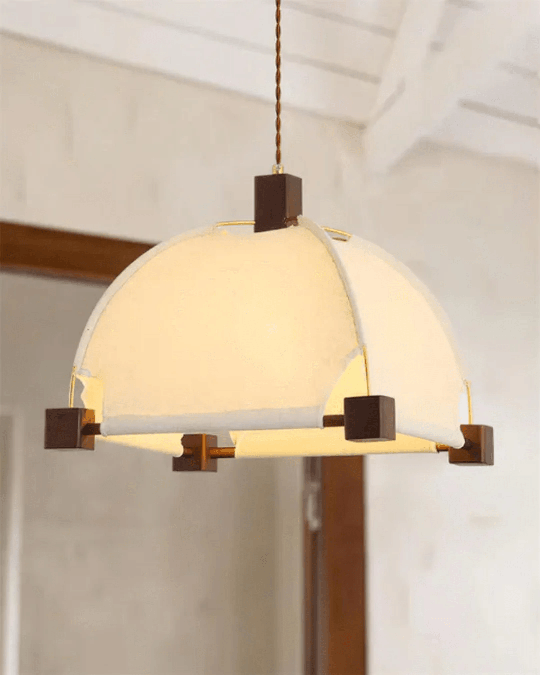 Phoebe Vintage Bois Suspension - Neutralighting
