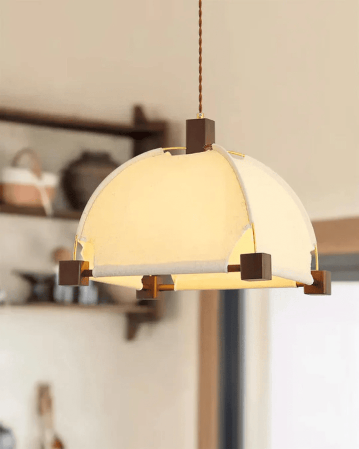 Phoebe Vintage Bois Suspension - Neutralighting