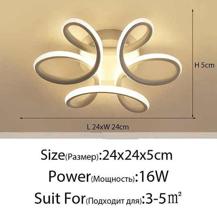 Plafonnier Arisha Métal LED V8