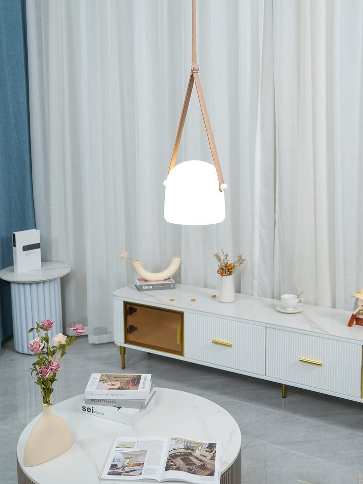 Averisce Suspension Industrielle en Cuir - Neutralighting
