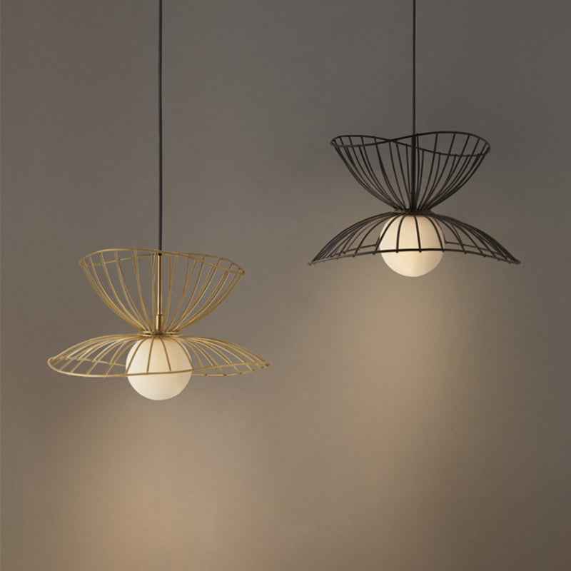 Ritta Luminaires Suspension Vertigo LED Métal Noir/Or Salle à manger - Neutralighting