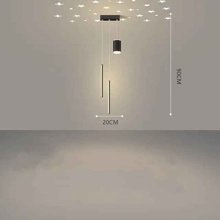 Suspension Arisha Métal LED V42