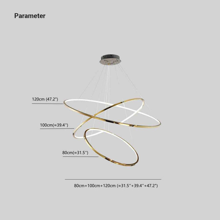 Suspension Arisha Acrylique LED V16