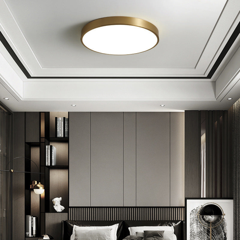 Rynn Plafonnier Rond Minimaliste. Métal/Acrylique. Salon - Neutralighting