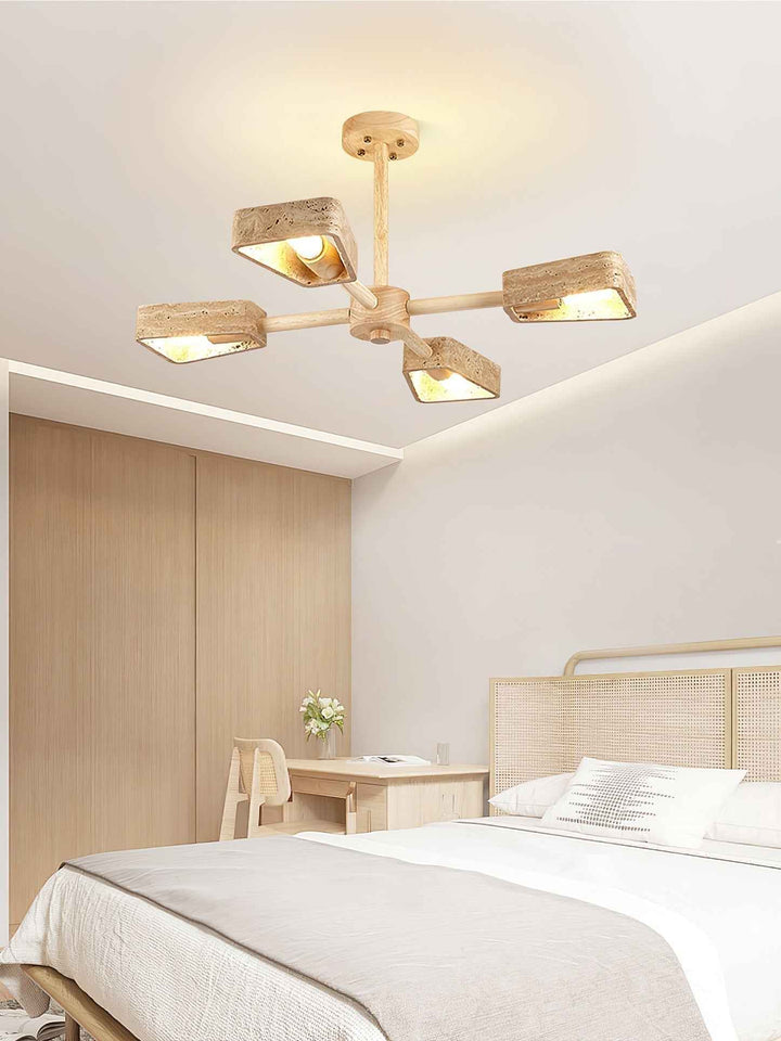 Lampe Hedra en Bois – Design Contemporain