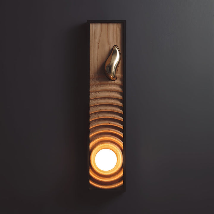 Caleb Applique Murale en Bois Vintage - Neutralighting
