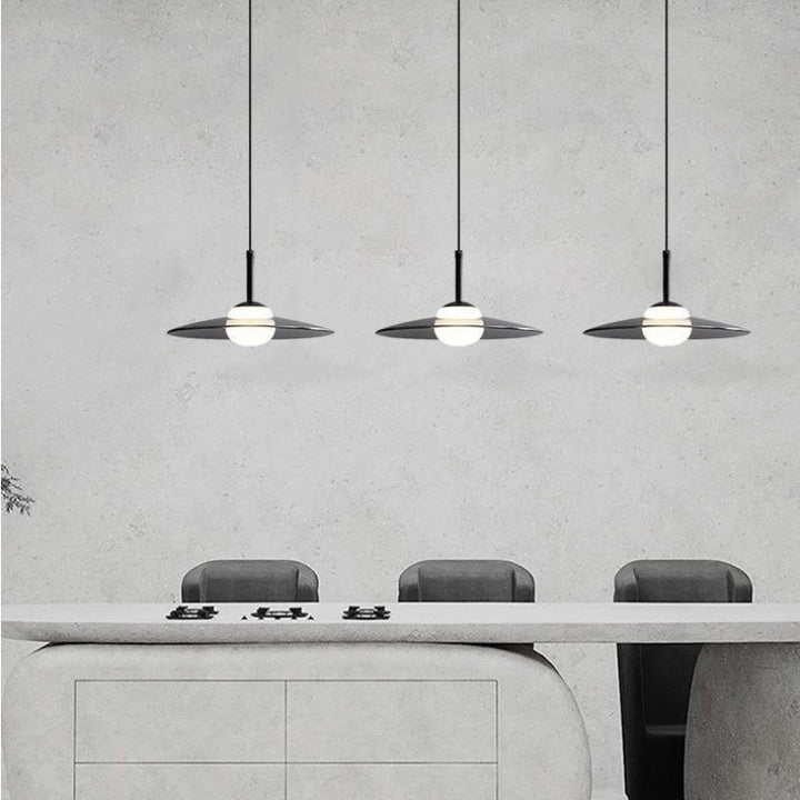 Arisha Désign Longues Suspension Métal Verre Chambre à Coucher Salle à Manger - Neutralighting