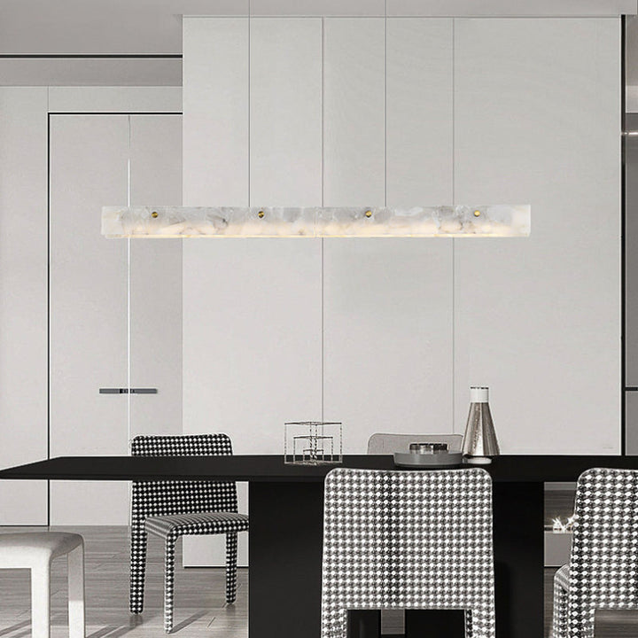 Ray Moderne LED Suspension Blanc Marble Salle À Manger/Bar - Neutralighting