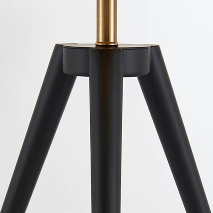 Arisha Design Lampadaire Tripode Moderne Métal Noir Or Bureau/Chambre à Coucher/Salon - Neutralighting