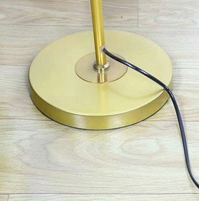 Valentina Design Lampadaire Bulle Simple Métal/Acrylique Doré Salon - Neutralighting