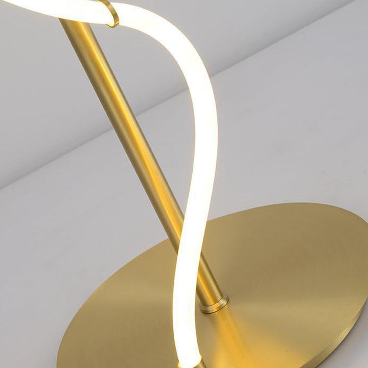 Arisha Design Lampadaire Linéaire Minimaliste Cuivre Blanc Or Salon - Neutralighting