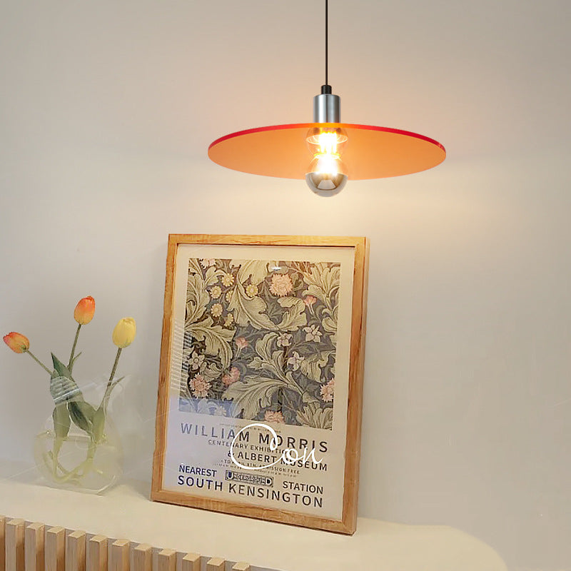 Arisha Nordique LED Plaque-Forme Verre Suspension Salon - Neutralighting