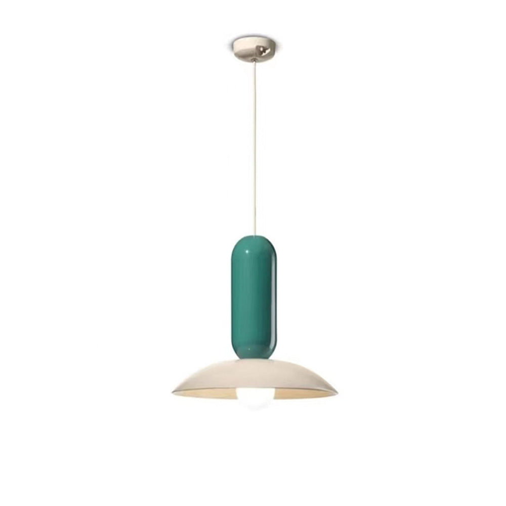 Ulmo Suspension Dôme Moderne. Metal. Vert/Blanc/Orange. Salon - Neutralighting