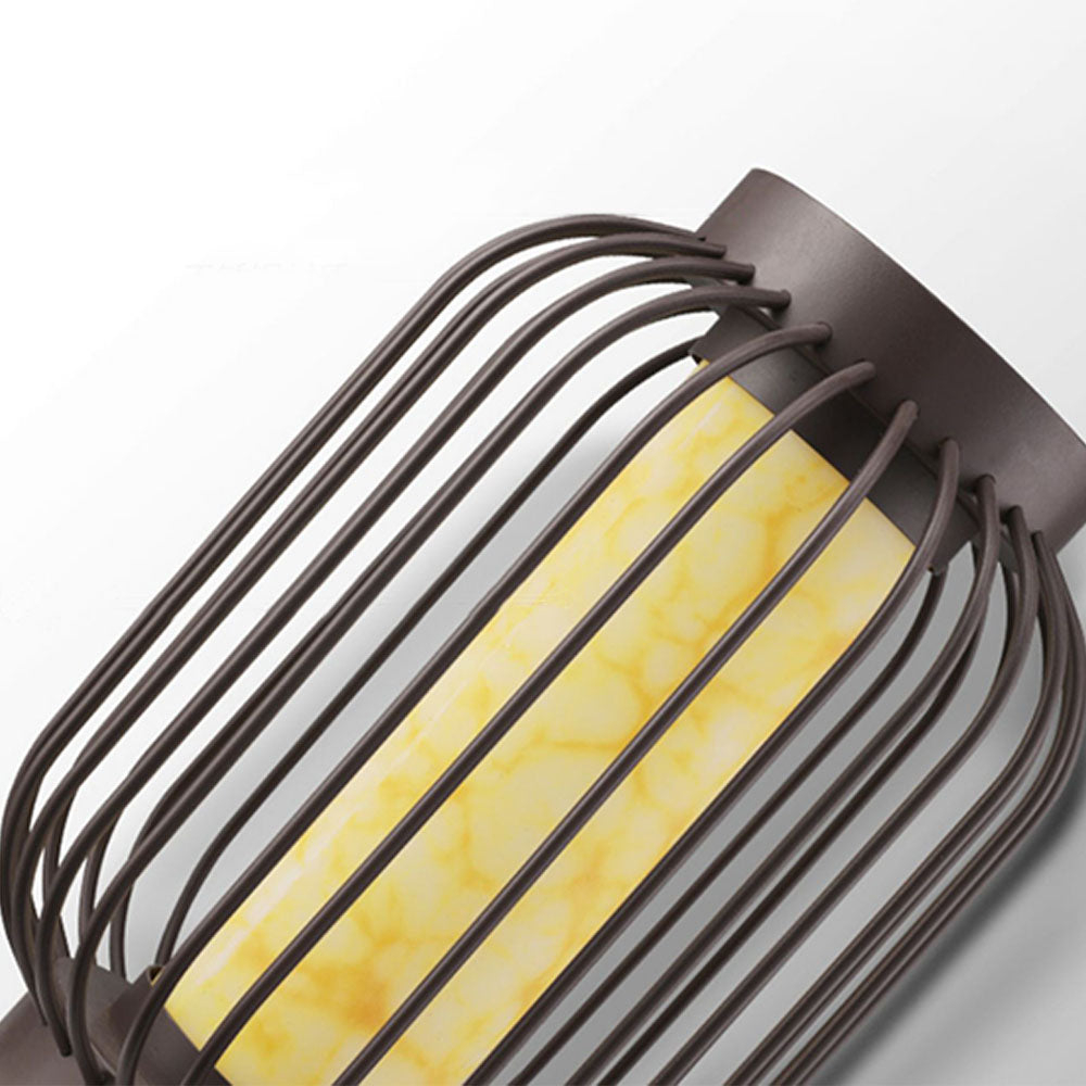 Ray Lampadaire Solaire Cylindre Moderne, Métal, Noir, Allée - Neutralighting