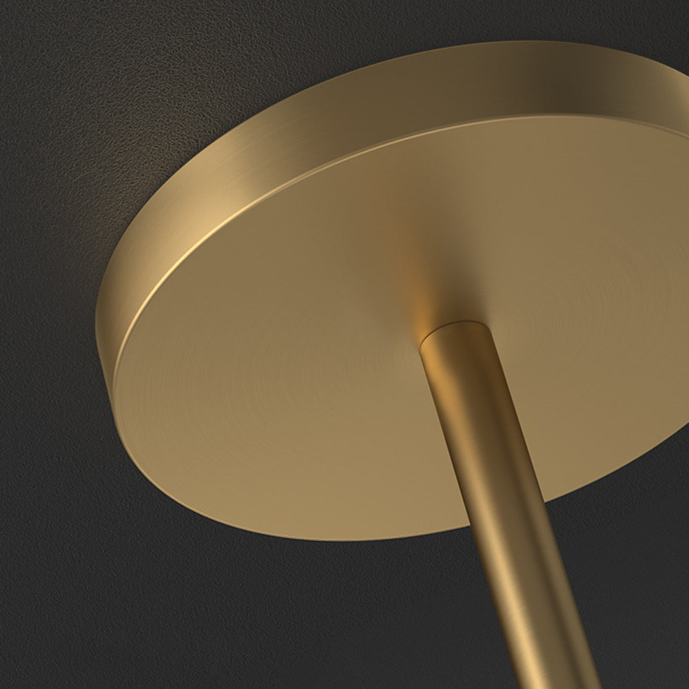 Valentina Design Lampadaire Globe Moderne Métal Laiton/Blanc Salon - Neutralighting