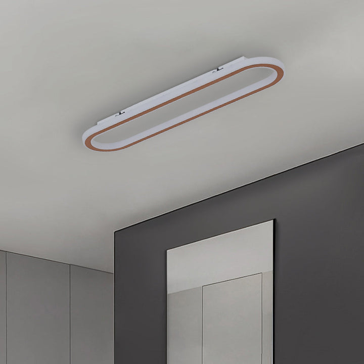 Sana Plafonnier Ovale Minimaliste Noir/Or/Doré Rosé - Neutralighting