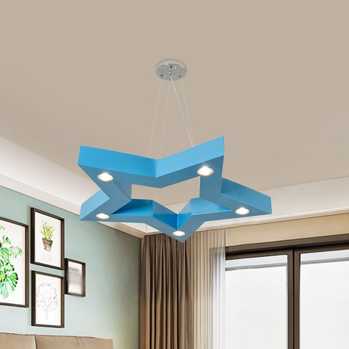 Aria Moderne LED Suspension Jaune Bleu Vert Métal Salle à Manger - Neutralighting