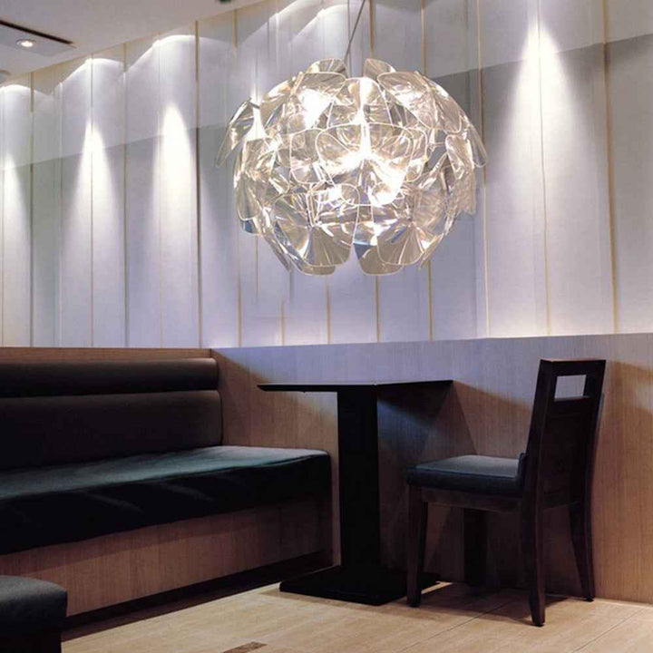 Suspension Arisha Métal Blanc LED