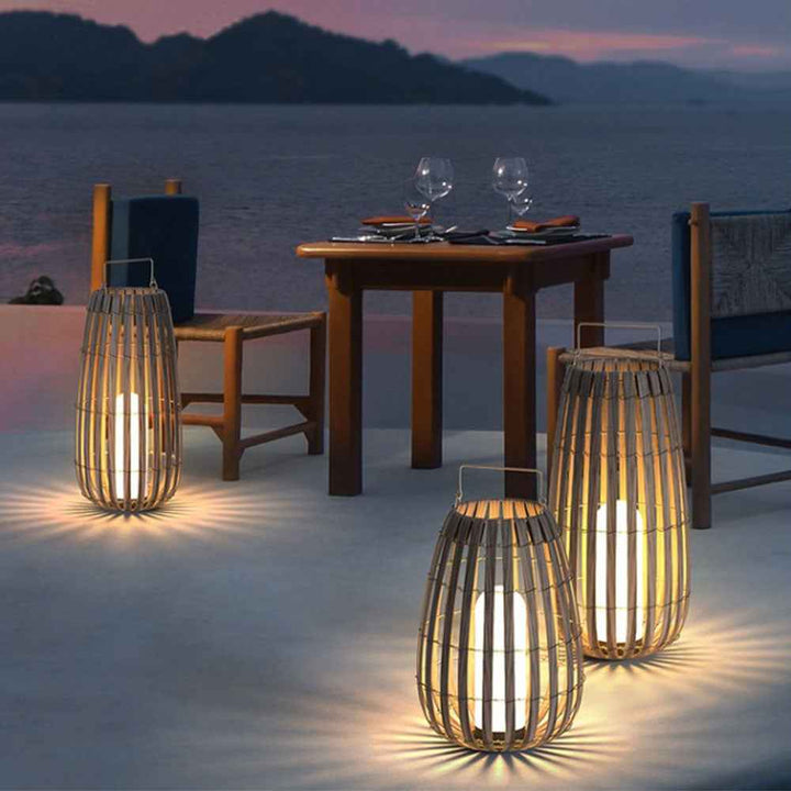 Lampadaire Ray en Bois – Ambiance Chaleureuse